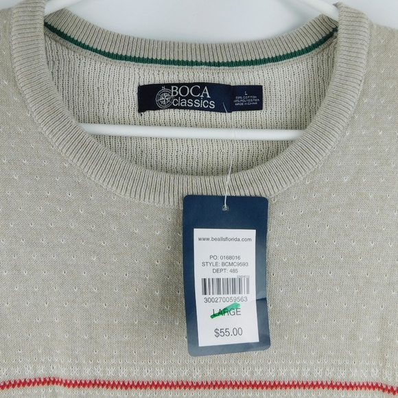 NWT Boca Classics Women's Sweater Size Large - Picture 6 of 7